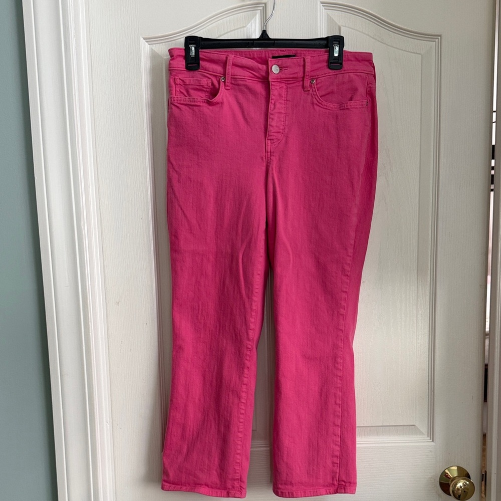NYDJ Bright Pink Ankle Jeans